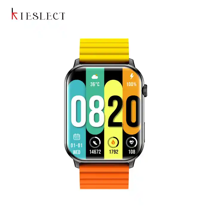Kieslect Ks Calling Smart Watch Dual Strap with screen protector